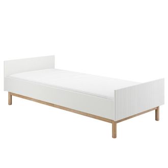 OEM Lit 90x200 Sommier Inclus Pinio Miloo Blanc