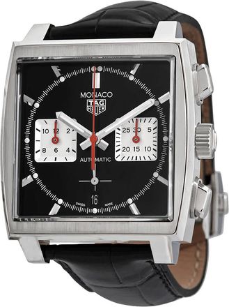 Tag Heuer Monaco Chronograph Automatic Black Dial Mens Watch CBL2113.FC6177