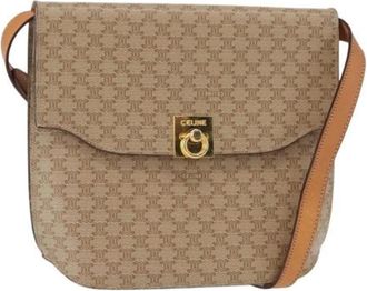 Celine Pre-owned Cross Body Bags, female, Beige, Size: ONE SIZE Pre-owned Plastic Cross Body Bag
