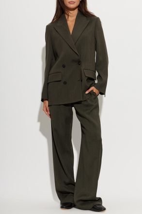 Golden Goose Double-breasted Blazer, Womens, Grey