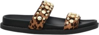 Corkys Footwear Womens Have A Seat Sandal In Leopard