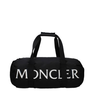 Moncler Duddle Gym Bag Herrens Stoff Schwarz