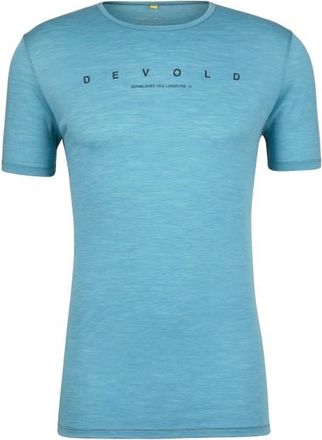 Devold Active Kerning Tee Merinoshirt für Herren | skyblue