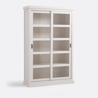 La Redoute Interieurs Vitrine boekenkast met 2 schuifdeuren, Lunja
