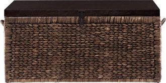 SEI Furniture Sei Furniture Harrowell Water Hyacinth Storage Trunk