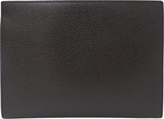 Ferragamo Leather Clutch Bag (Pre-Owned)