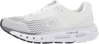 Under Armour Womens HOVR Infinite Running Shoe, White//Black, 4.5 UK