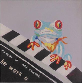 Biscottini International Biscottini - Cuadro &Oacute;leo Sobre La Tela Pintado A La Mano