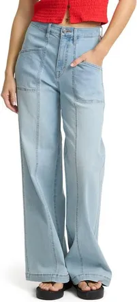 Billabong Rival Wide Leg Jeans in Surf Spray at Nordstrom, Size 29