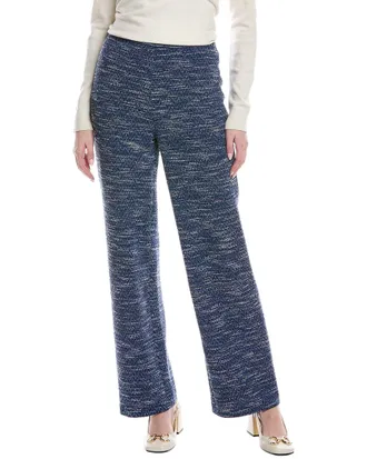St. John Stretch Tweed Jersey Pull-On Pant