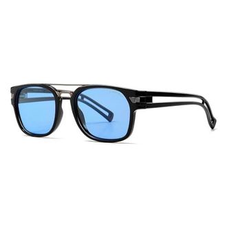 Lunettes De Soleil Vintage Carrées - 2 Paires (noir & Orange), Monture épaisse Années 90, Protection UV, Unisexe Femme/homme - 5
