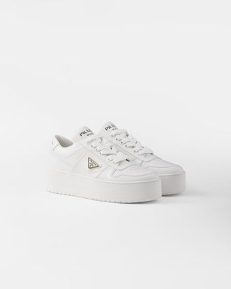 Prada Downtown Bold leather sneakers