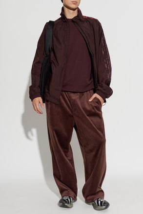 Yohji Yamamoto Jacket With Logo, Mens, Brown