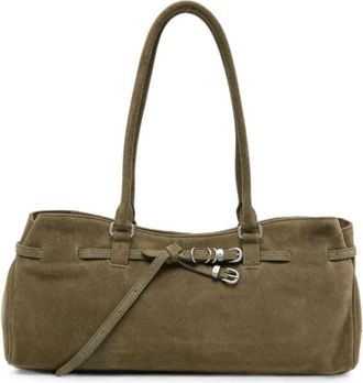 Marge Sherwood Schoudertas - Dames - Schoudertassen - Groen - ONE Size - Su&egrave;de - Tassen