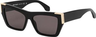 Palm Angels Zonnebrillen - unisex - Zonnebrillen - Zwart - 55 MM - Accessoires