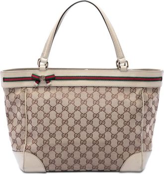 Gucci Pre-owned Gucci GG Canvas Web Mayfair Tote Ladies HZN8TORY8Z3H9STP