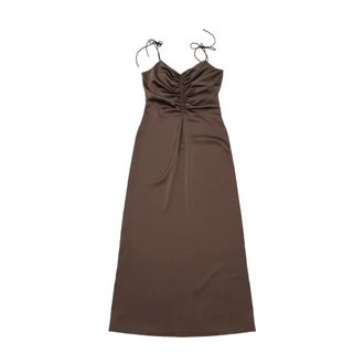Rotate Alienor Dress - - Dresses - Donna - Marrone - S