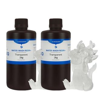 OEM Resina Para Impresora 3d, Lavable Con Agua, Compatible Con Impresoras Lcd, 2 Kg De Resina Trans Water Resi