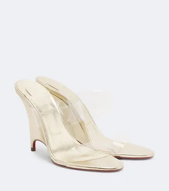 Christian Louboutin Miss Z TPU wedge sandals