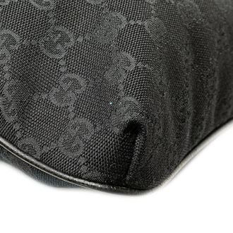 Gucci Hobo Bags - 2000-2015 GG Canvas Crossbody - Gr. unisize - in Schwarz - für Damen