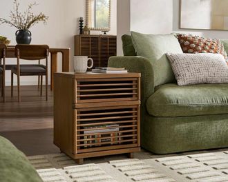 Castlery Vento Nighstand Set of 2, Compact, Modular Furniture Set by Castlery, Brown