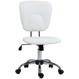 Vinsetto Silla de oficina 50x54x96.5 cm blanco