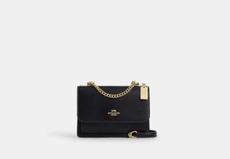 Coach Womens Klare Crossbody Bag in Black | Leather