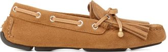 Jimmy Choo London Tan Tassel Loafers