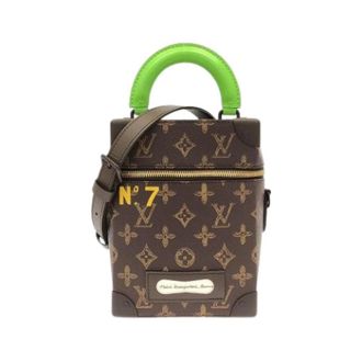 Louis Vuitton Pre-owned Monogram Vertical Box Trunk Bag - Dames - Pre-owned - Bruin - Maat: ONE Size