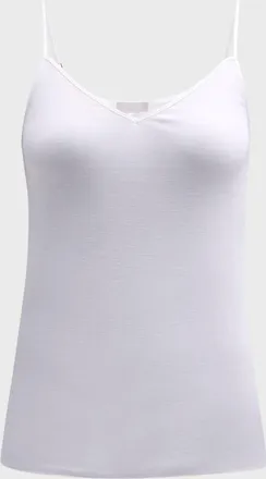 Hanro Seamless Cotton V-Neck Camisole