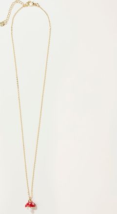Fat Face FatFace Red Toadstool Necklace
