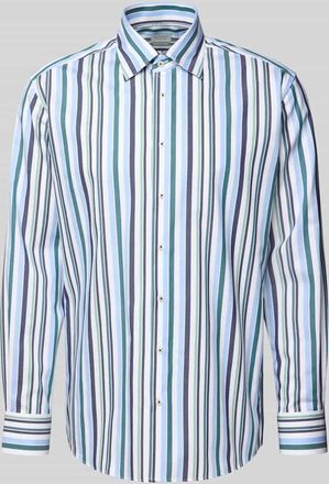 Eterna Regular Fit Business Hemd aus Baumwolle mit Kentkragen in Gruen, Größe 39