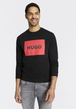 HUGO BOSS Sweatshirt HUGO Duragol, Herren, Gr. XXL, schwarz001, Sweatware, Obermaterial: 100% Baumwolle, unifarben, regular fit normal, Rundhals, Rippb&uuml;ndchen, 