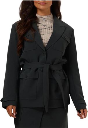 Aaiko Groene Blazer NOA R PES 345 - Dames - Blazers - Groen - L - Jassen