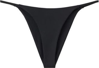 Mango Brazilian Cut Bikini Bottoms in Black at Nordstrom, Size Medium
