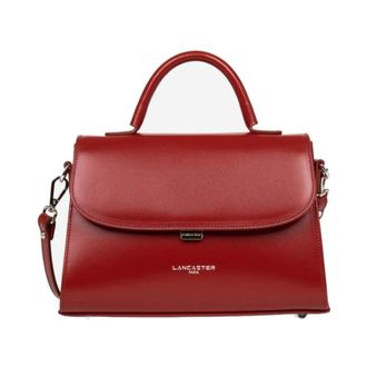 Lancaster Suave Even Flap Bag - Dames - Tassen - Rood - Maat: ONE Size Zijde
