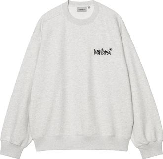 Carhartt Work in Progress Grafische Ballon Sweatshirt - Heren - Sweatshirts - Grijs - L - Katoen - Hoodies & sweatvesten