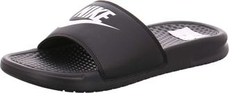 Nike Nike Womens Benassi Slide Sandal, Black/White-Black, 5.5 UK