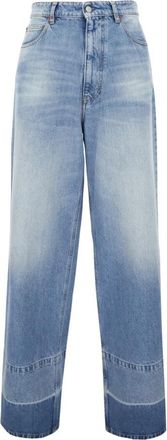 Maison Margiela Wijde Jeans - Heren - Loose Fit Jeans - Blauw - W33 - Katoen - Jeans