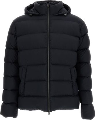 Herno Shiny Satin Nylon Puffer Jacket