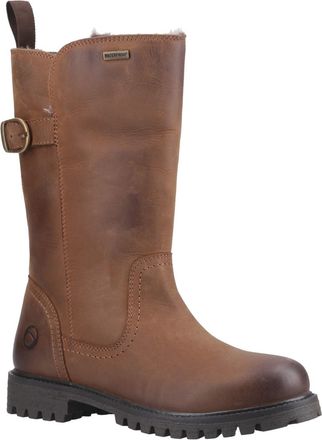 Cotswold Winchcombe Leren Dames Tan Laarsjes