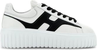 Hogan H-Stripes Sneakers - Dames - Sneakers - Wit - 38 1/2 EU - Leer - Schoenen