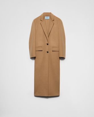 Prada Long cashgora coat