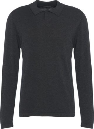 Transit Par-Such Long-Sleeve Polo Shirt In Premium Wool Blend