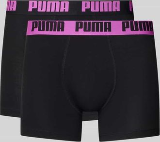 Puma Trunks aus Baumwoll-Mix im 2er-Pack in Black, Gr&ouml;&szlig;e XXL