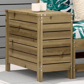 vidaXL Taburete De Jard&iacute;n Madera De Pino Impregnada 62x31,5x52 Cm Vidaxl