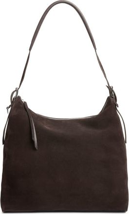 Christophe Lemaire Belted Hobo Bag in Ebony Brown at Nordstrom