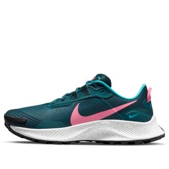 Nike (WMNS) Nike Pegasus Trail 3 Dark Teal Green Pink Glow DA8698-300