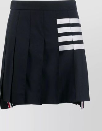 Thom Browne 4-bar stripe wool skirt