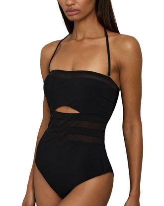 Reiss Luna Underwire Bandeau Cutout Swimsuit